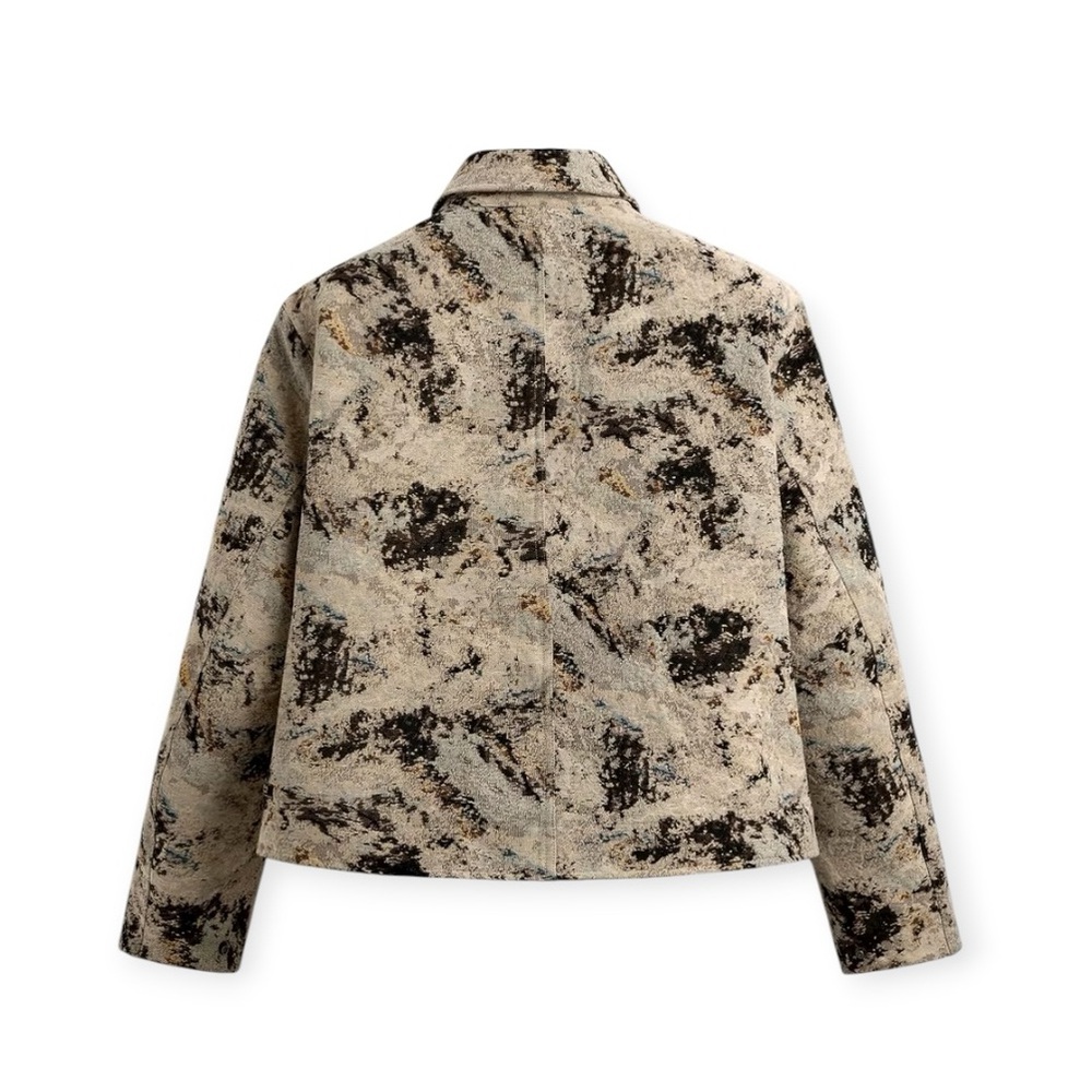 Zara Men’s Textured Jacquard Jacket - Picture 2 of 12